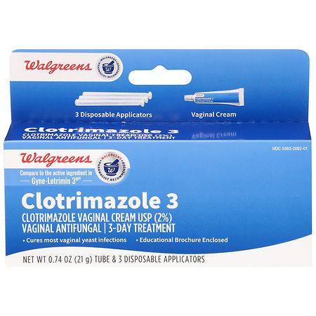 Walgreens Clotrimazole Vaginal Cream Usp (2%)