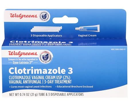 Walgreens Usp 2% Clotrimazole Vaginal Cream (0.74 oz)
