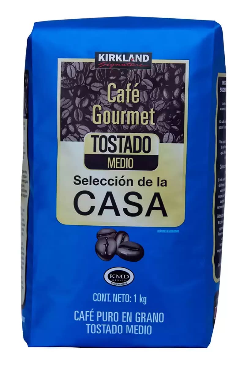 Kirkland Signature · Café gourmet en grano entero selección de la casa (1 kg)