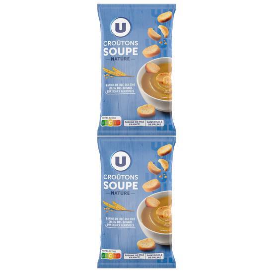 Les Produits U - Croûtons frits à soupe nature (2)