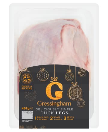 Gressingham Deliciously Simple Duck Legs (462g)