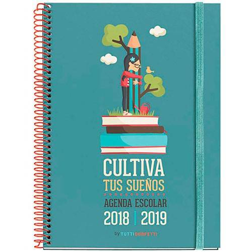 Agenda Escolar Activa Semana Vista Eco Confetti 2025-2026 Miquelrius