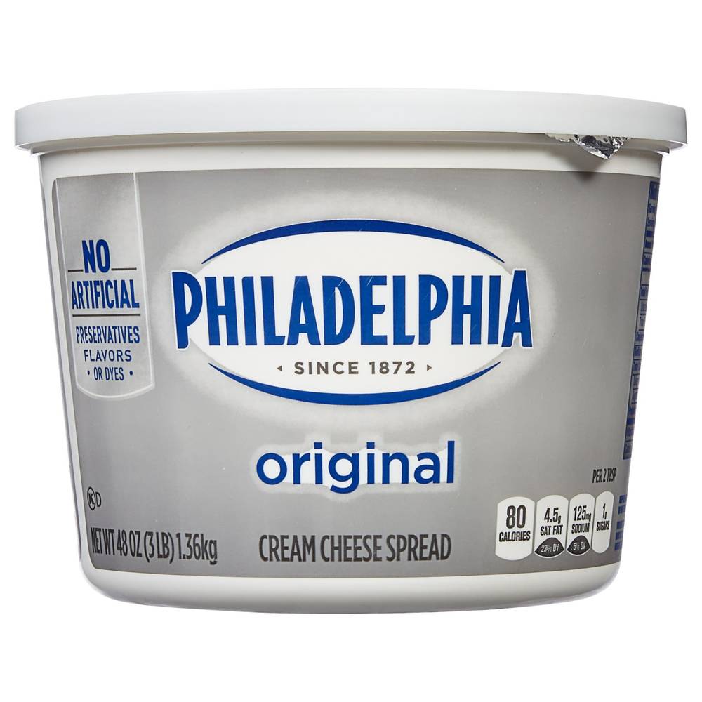 Philadelphia Cream Cheese Spread, 3 lbs