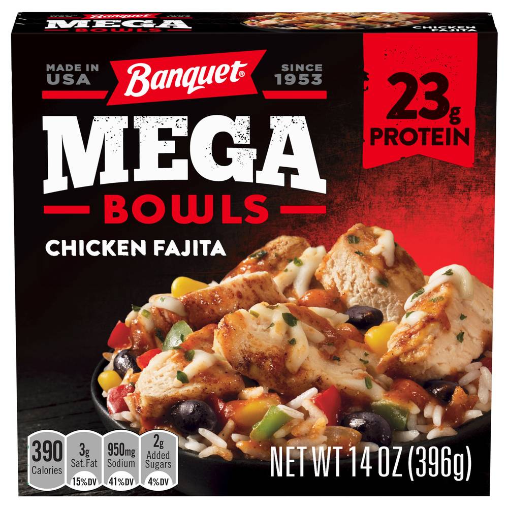 Banquet Mega Bowls Chicken Fajita Bowls (14 oz)