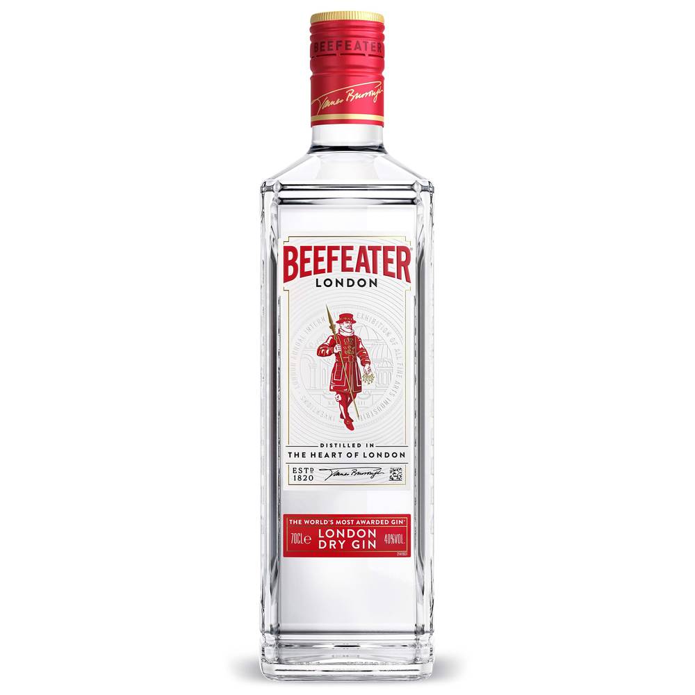 Ginebra London Dry Beefeater Botella 70 Cl