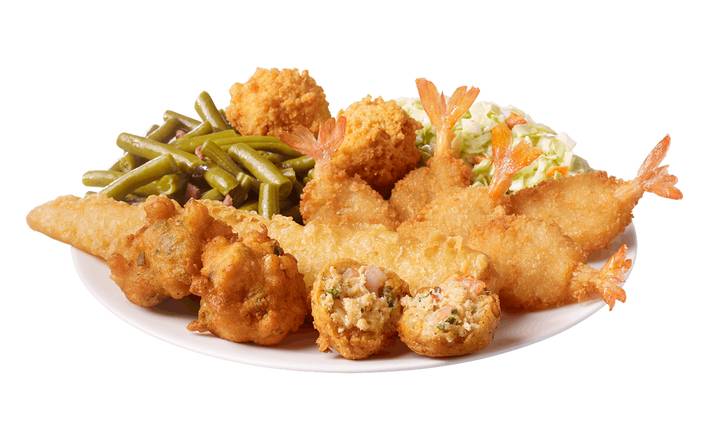 Shrimp Fritters, Fish & Shrimp Meal