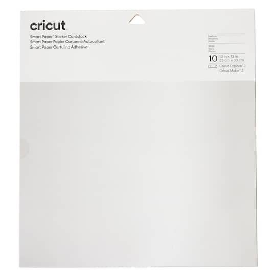 Cricut Smart Paper Sticker Cardstock (white)