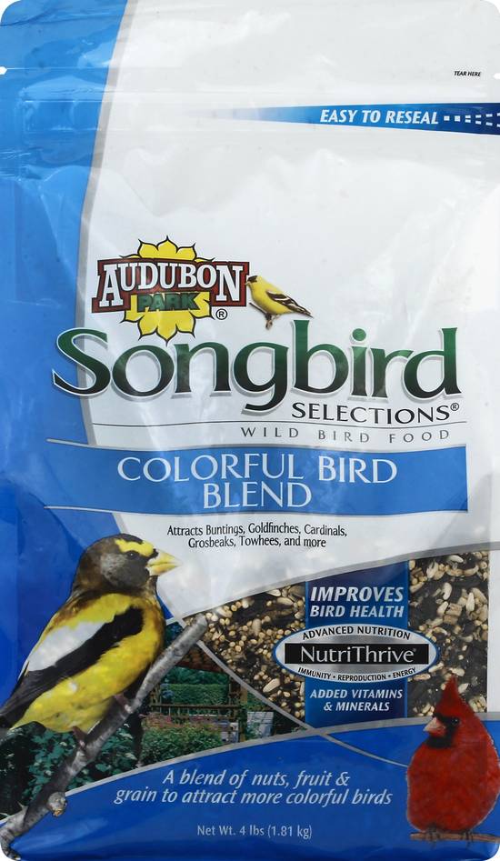Audubon Park Songbird Selections Colorful Blend Wild Bird Food