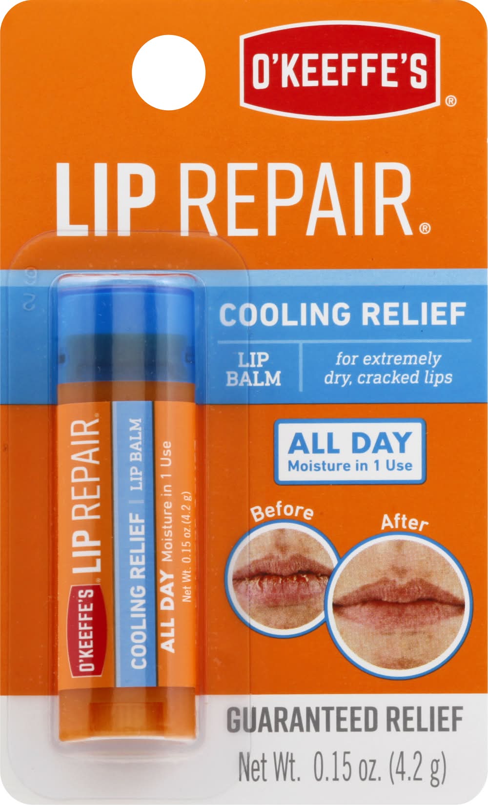 O'Keeffe's Lip Repair Cooling Relief Lip Balm (0.2 oz)