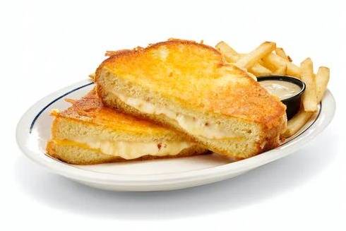 Cheese-Crusted Four-Cheese Melt