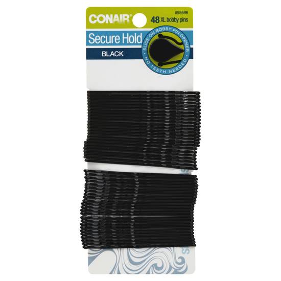 Conair Black Xl Bobby Pins (48 ct)