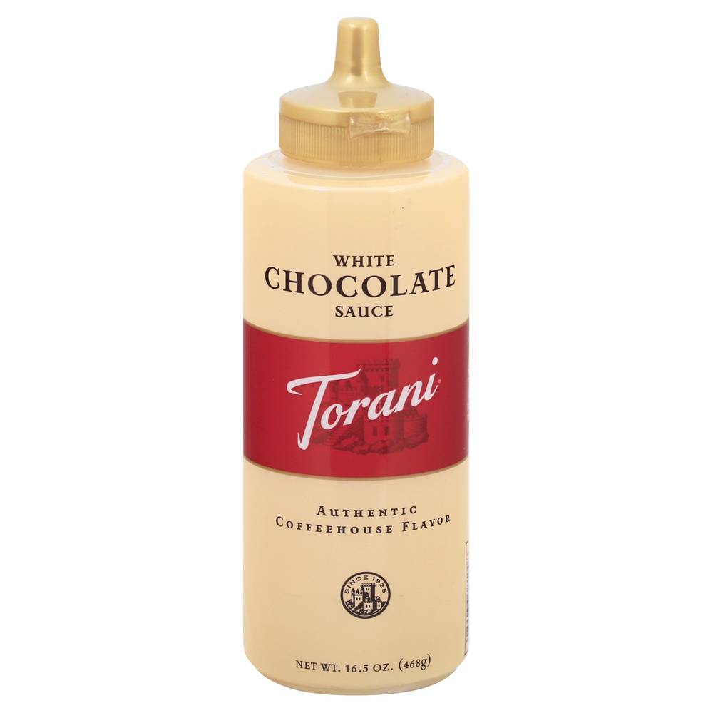 Torani White Chocolate Flavored Puremade Sauce (1.03 lbs)