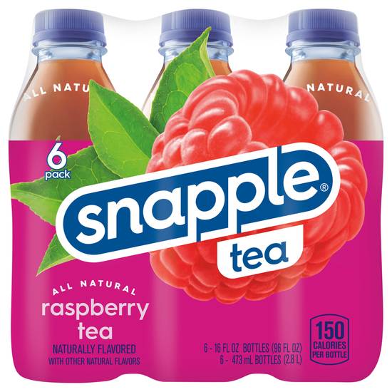 Snapple Raspberry Tea (6 ct, 16 fl oz)