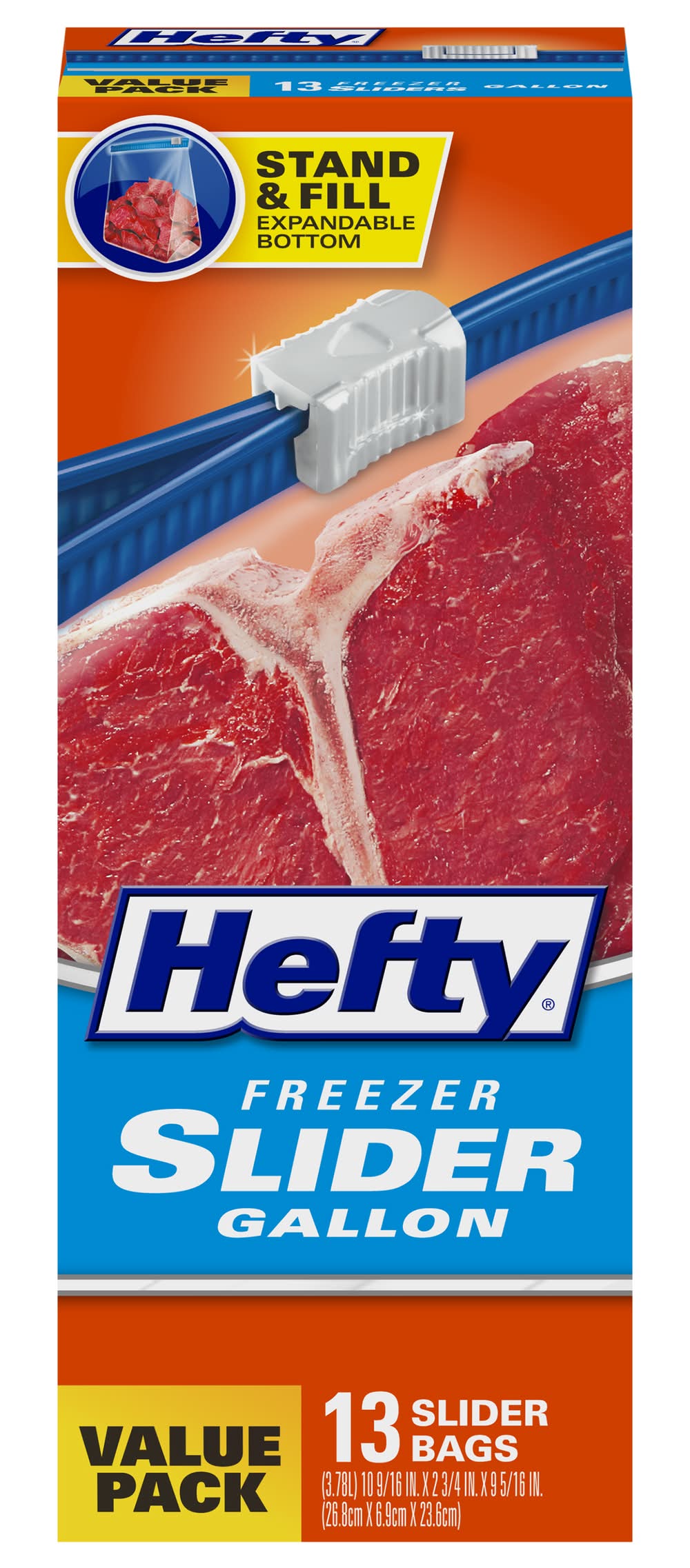 Hefty Gallon Freezer Slider Bags (13 ct)