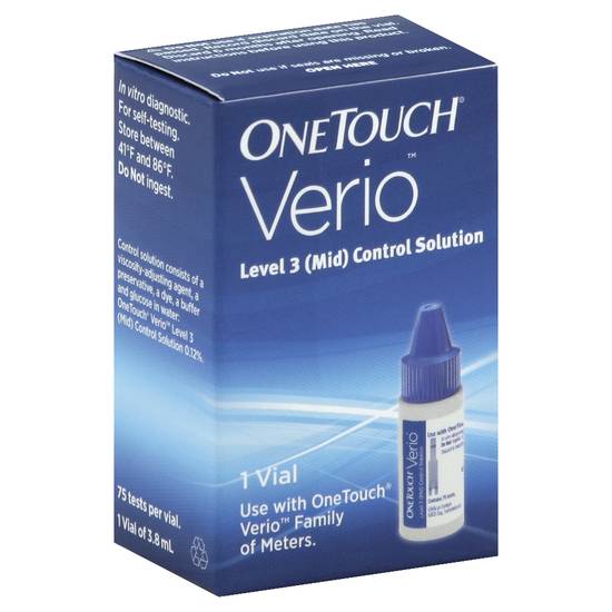 Onetouch Verio Level 3 Mid Control Solution (1 vial)