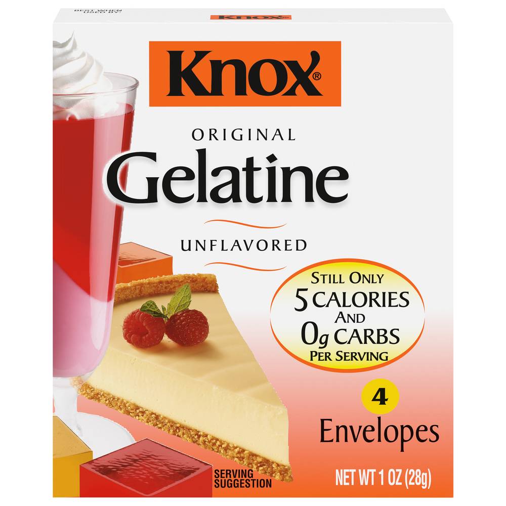 Knox Original Unflavored Gelatine (4 ct)