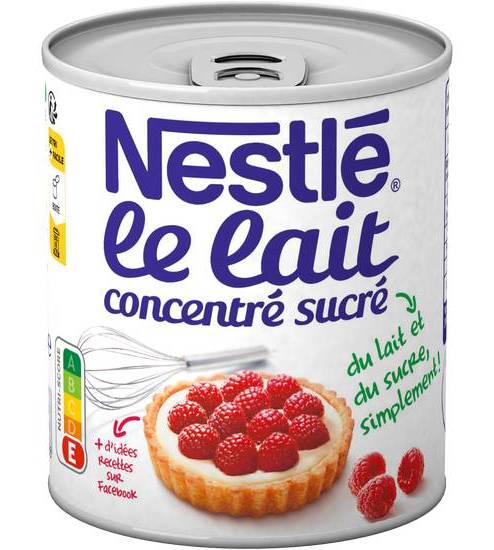 Nestle lait concentré sucré boîte