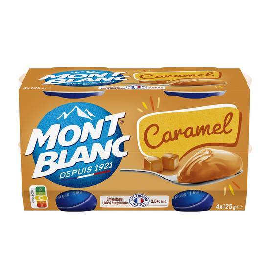 Mont Blanc - Crème dessert (caramel)