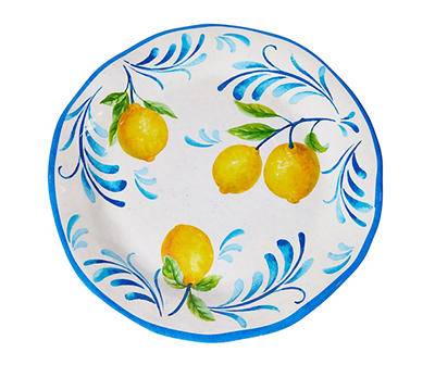 Capri Lemon Melamine Platter Plate