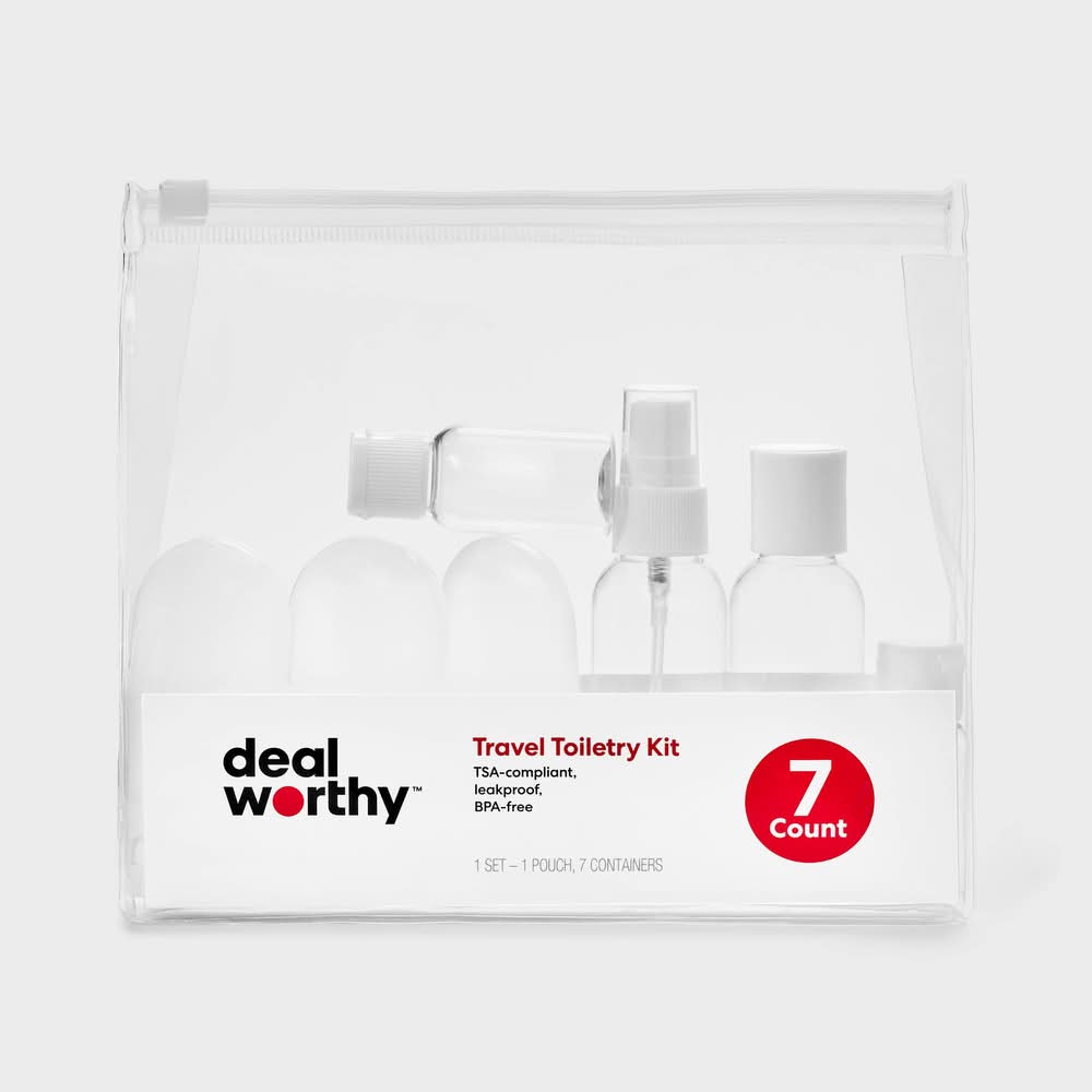 Dealworthy Travel Toiletry Kit (7 ct)
