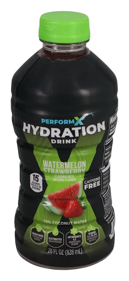 PerformX Hydration Drink, Watermelon-Strawberry (28 fl oz)