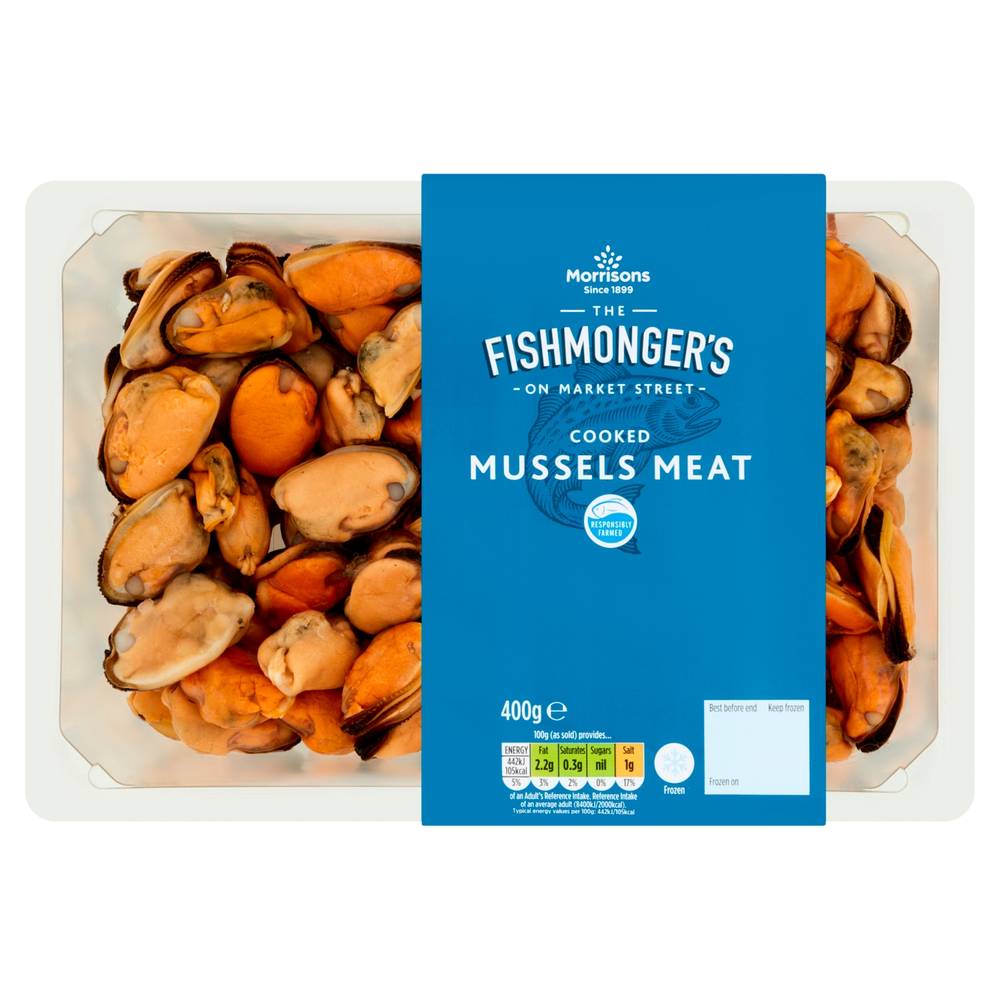 Morrisons The Fishmonger's on Market Street Cooked Mussels Meat (400g)