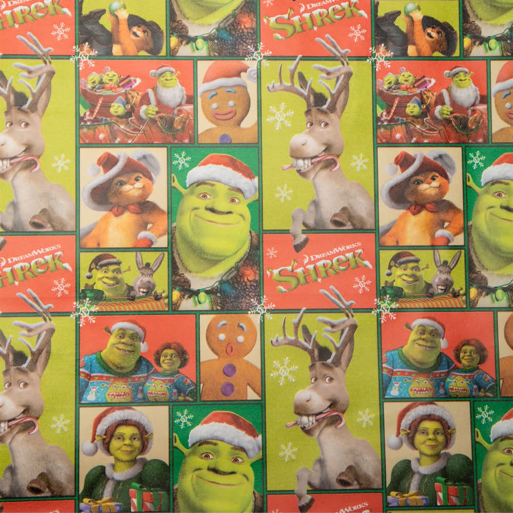 Licensed Gift Wrap Shrek