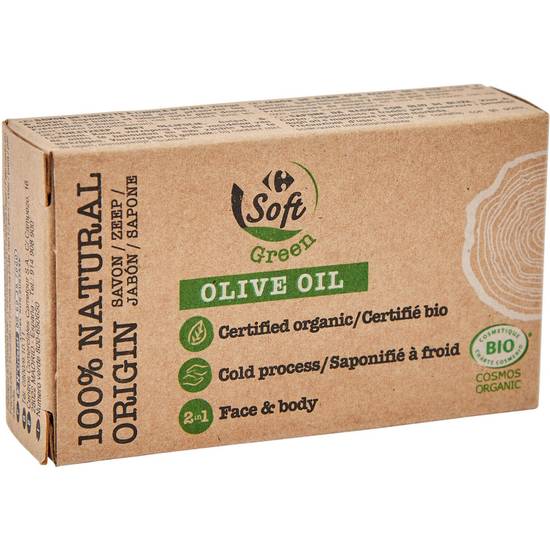 Carrefour Soft Green - Savon corps à l'huile d'olive