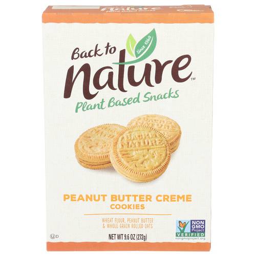 Back To Nature Peanut Butter Creme Cookies
