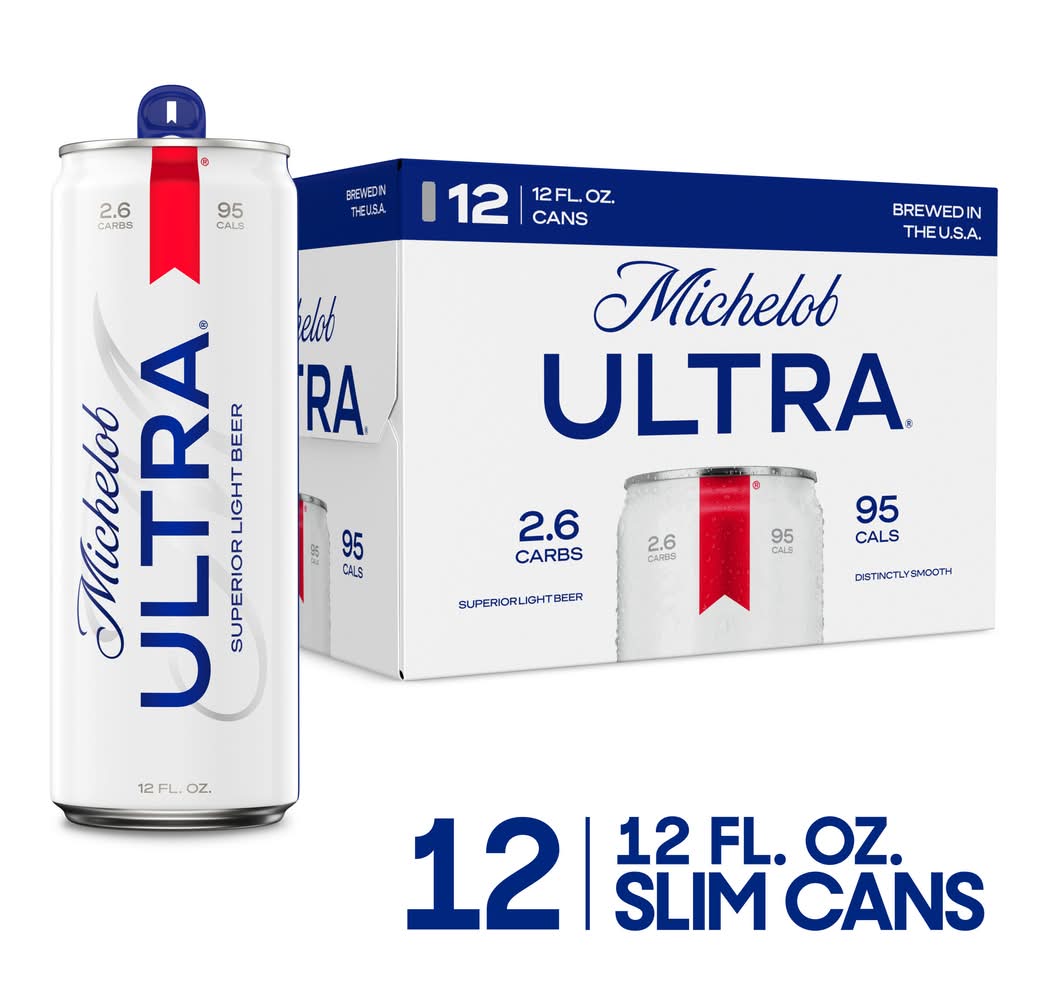 Michelob Ultra Superior Light Beer (12 x 12 fl oz)