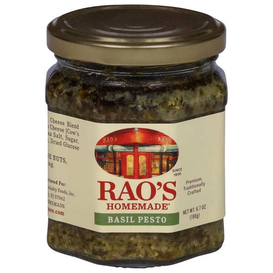 Rao's Homemade Premium Homemade Basil Pesto