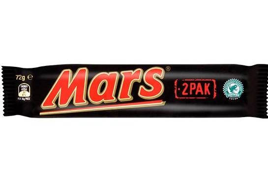 Mars Bar 2pk 72g