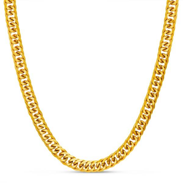 Vantage Curb Chain Necklace, Gold, 24in