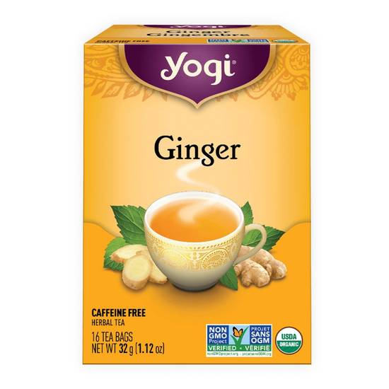 Yogi · Ginger herbal tea - Gingembre biologique (16 units - 350 g)