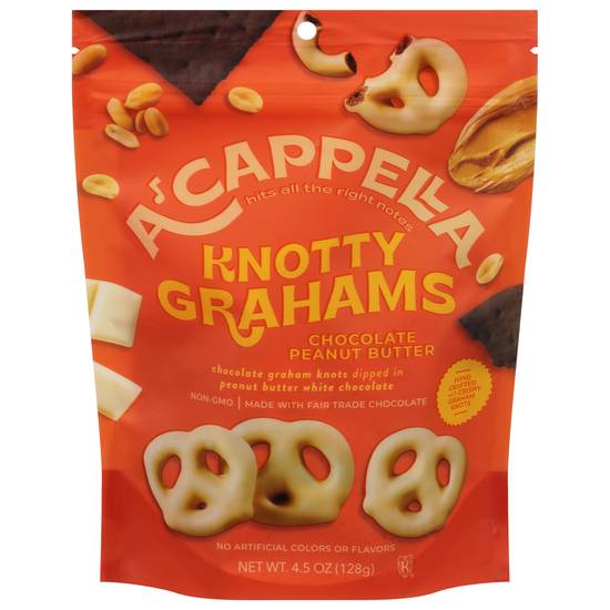 A'cappella Knotty Grahams (chocolate peanut butter )