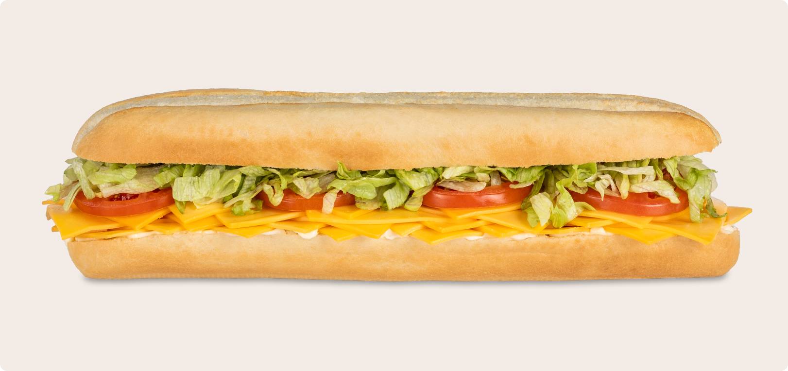 6" BYO Cheese Sub