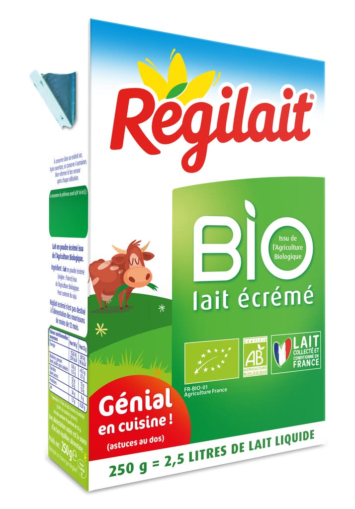 Régilait - Lait en poudre écrémé bio (250g)