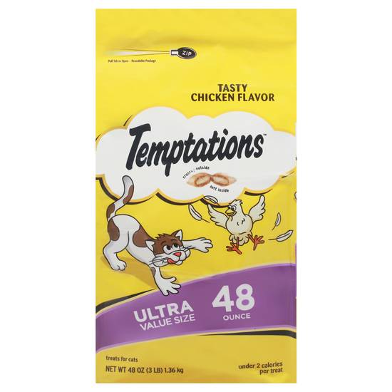 Temptations Chicken Flavor Cat Food Ultra Value Size (48 oz)