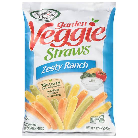 Sensible Portions Garden Veggie Straws Snack (zesty ranch potato-vegetable )