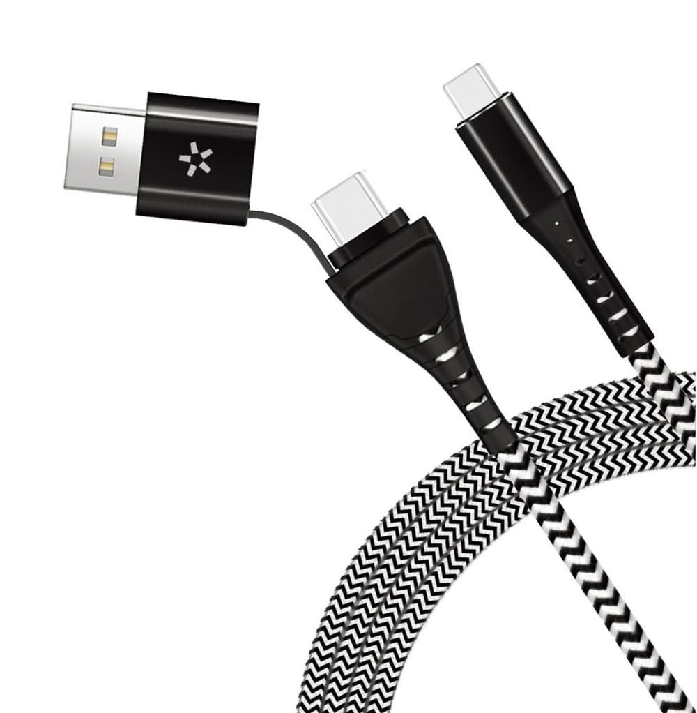 Ionix 2-In-1 Charging Cable, 10 ft