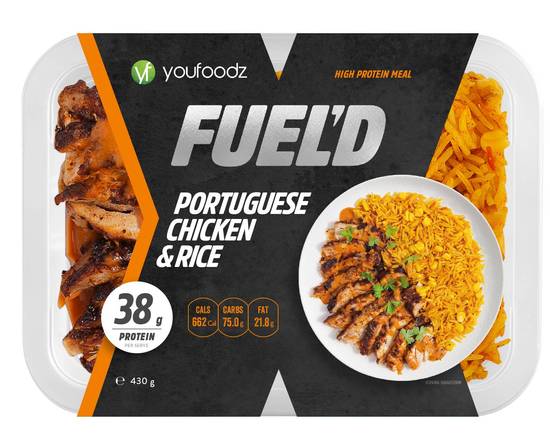 Youfoodz Fuel'd Portuguese Chicken & Rice 420g