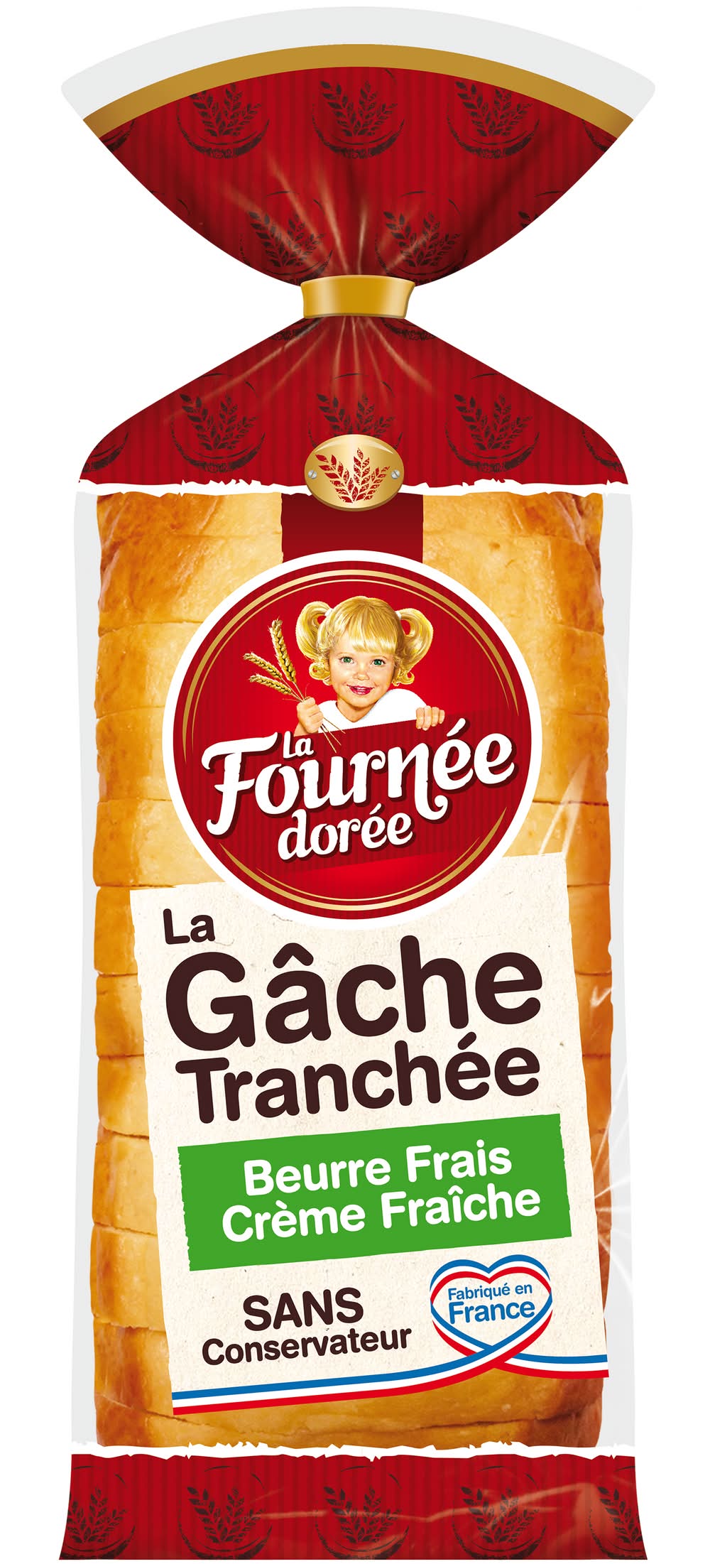La Fournée dorée - Pain de mie avec beurre frais et crème fraîche (500g)