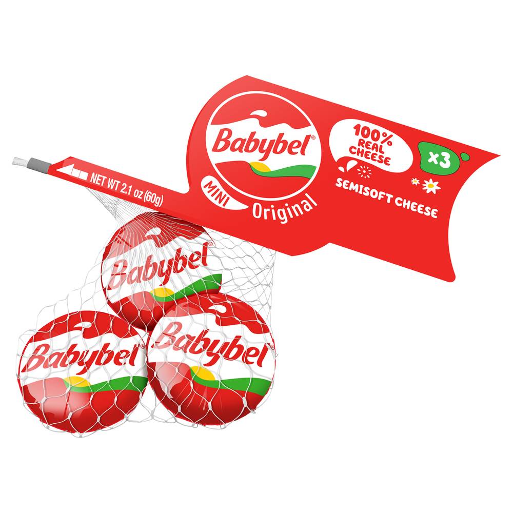 Babybel Mini Original Snack Cheese (2.1 oz, 3 ct)