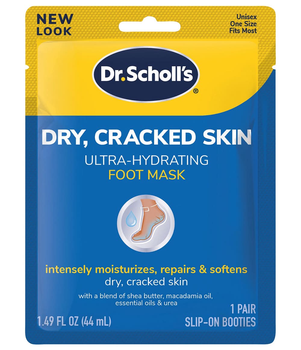 Dr. Scholl's Foot Mask, Ultra-Hydrating, One Size, Unisex