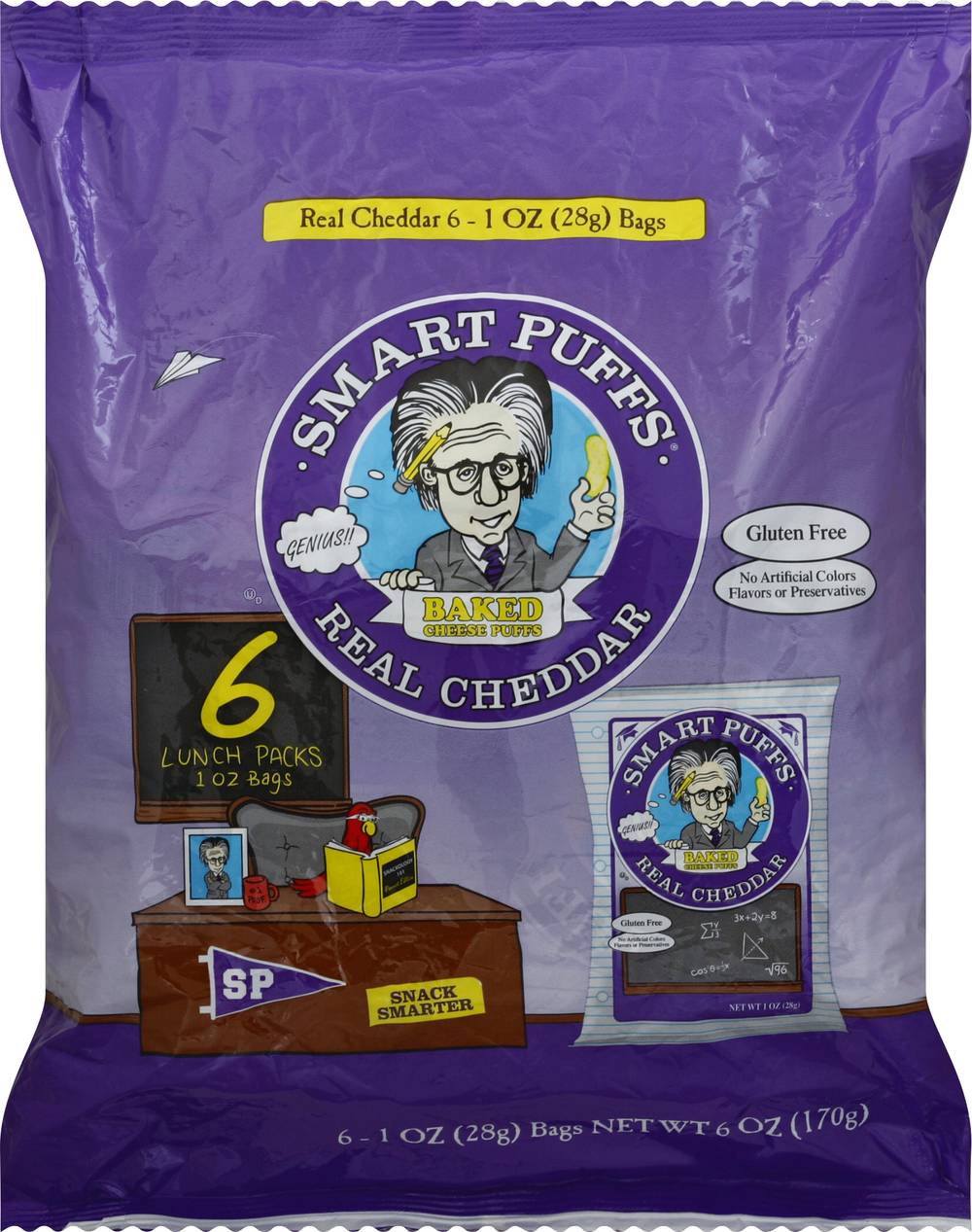 Pirate's Booty Baked Cheddar Cheese Puffs (6 oz, 6 ct)