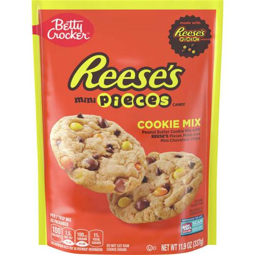 Betty Crocker Reese's Mini Pieces Cookie Mix With Peanut Butter Pieces and Chocolate Chips (337 g)