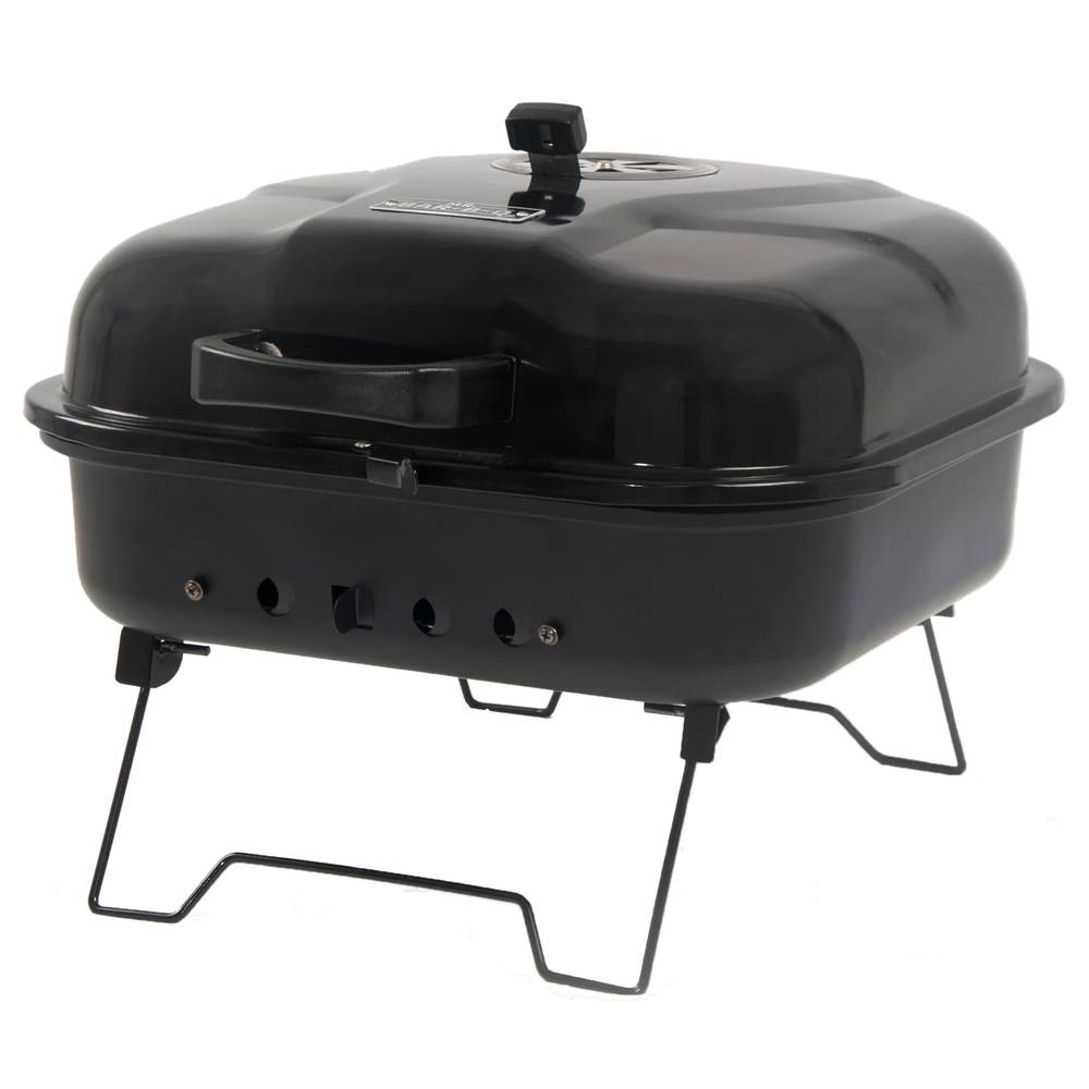 Mr. Bar-B-Q Portable charcoal grill 206-Sq in Black/Porcelain Coated Portable Charcoal Grill | CBT1927L