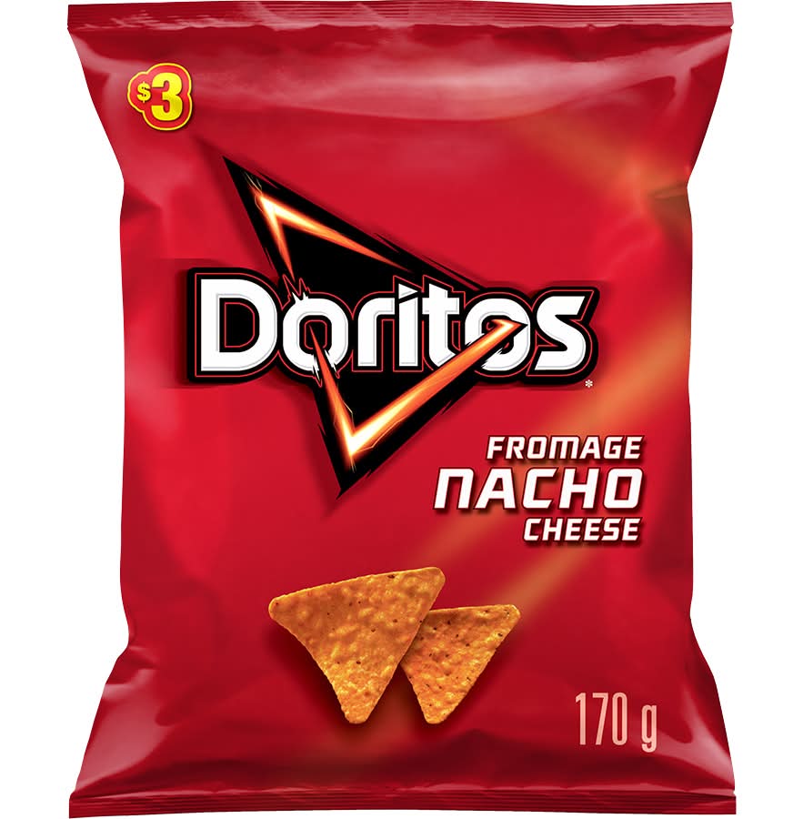 Doritos Gluten Free Tortilla Chips, Nacho Cheese (170 g)