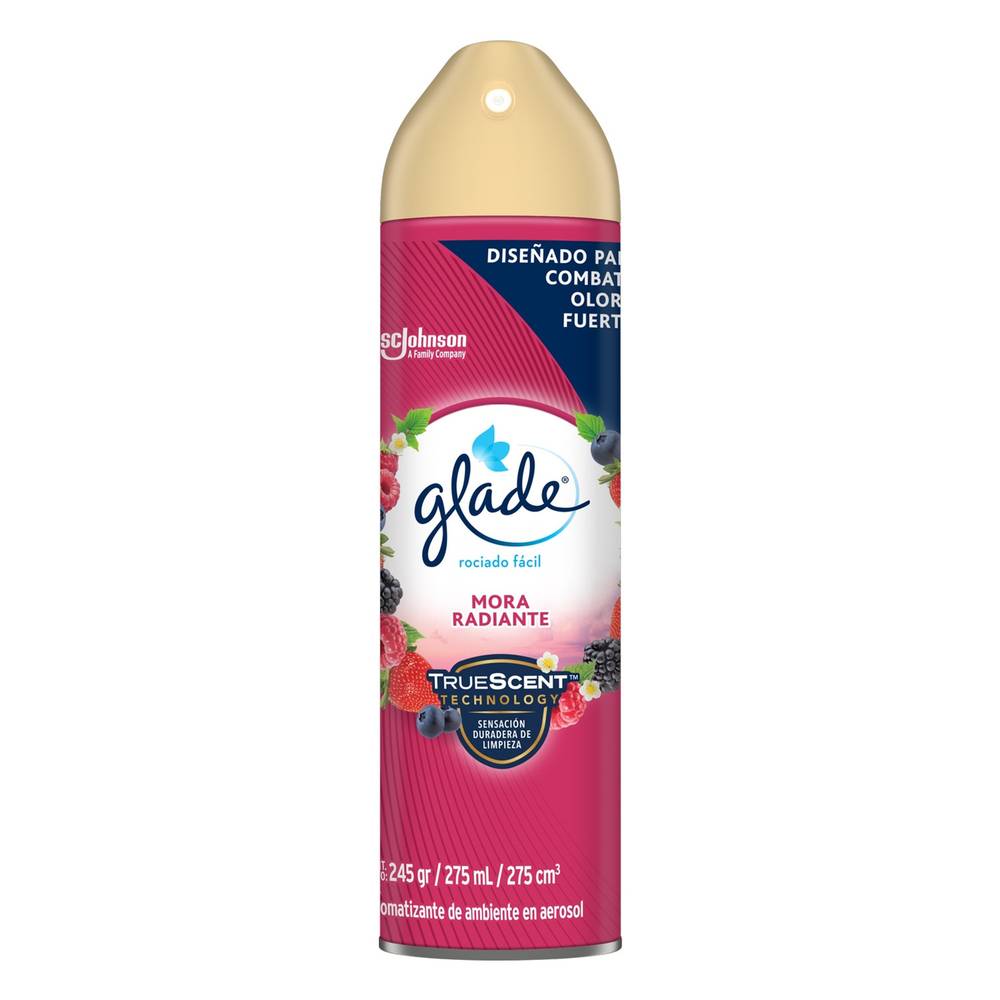 Glade · Aromatizante ambiental, mora radiante (275 ml)