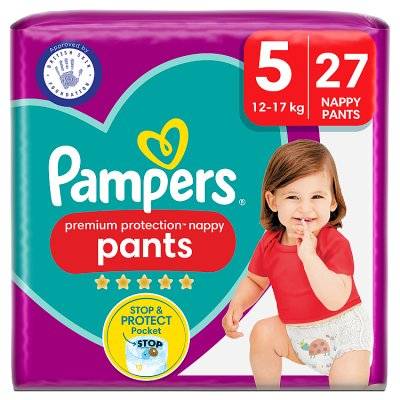 Pampers Active Fit Nappy Pants Size 5 Nappies,